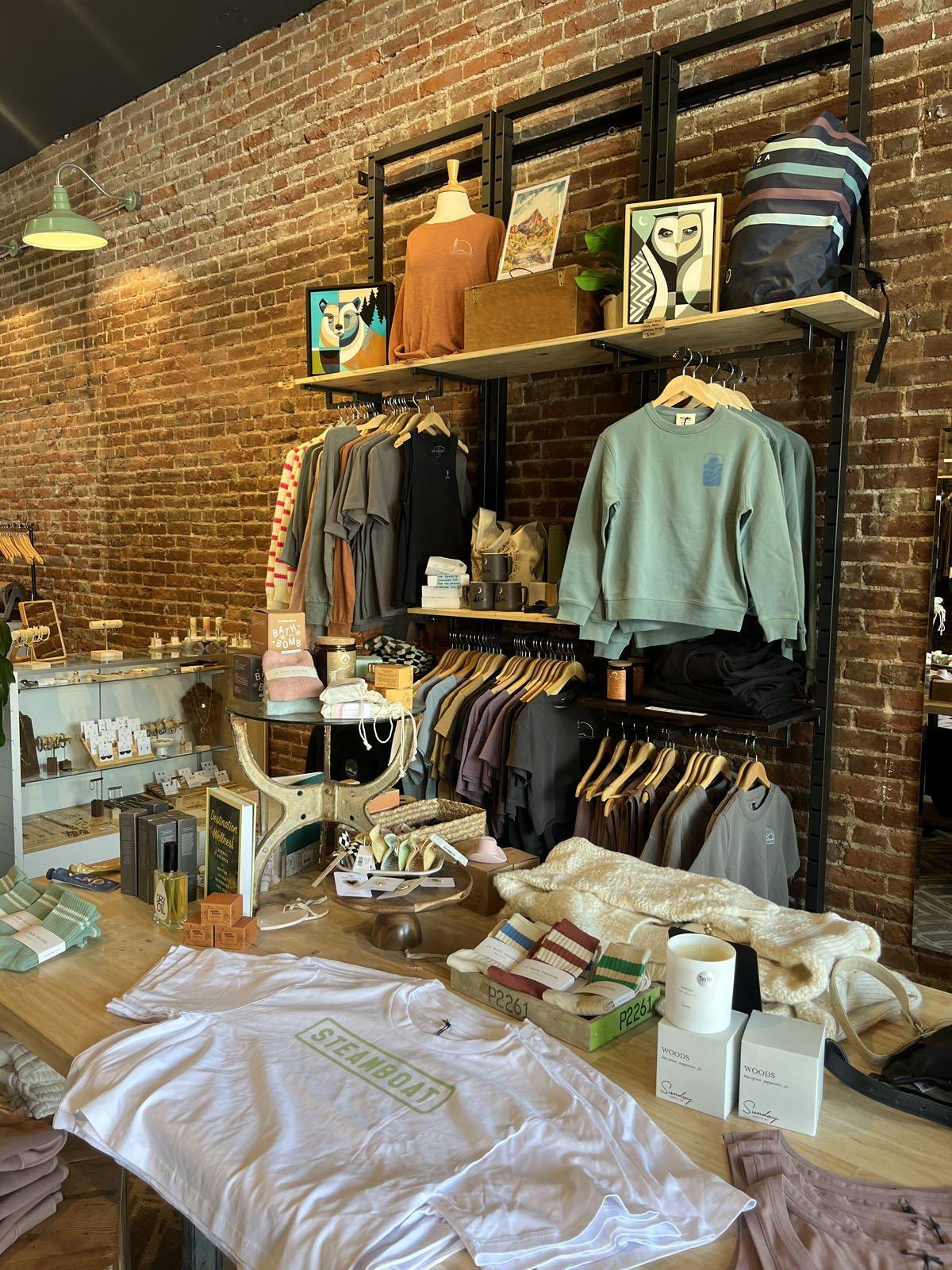A selection of products available at the Ohana Steamboat Springs store.