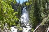 Fish Creek Falls in summer